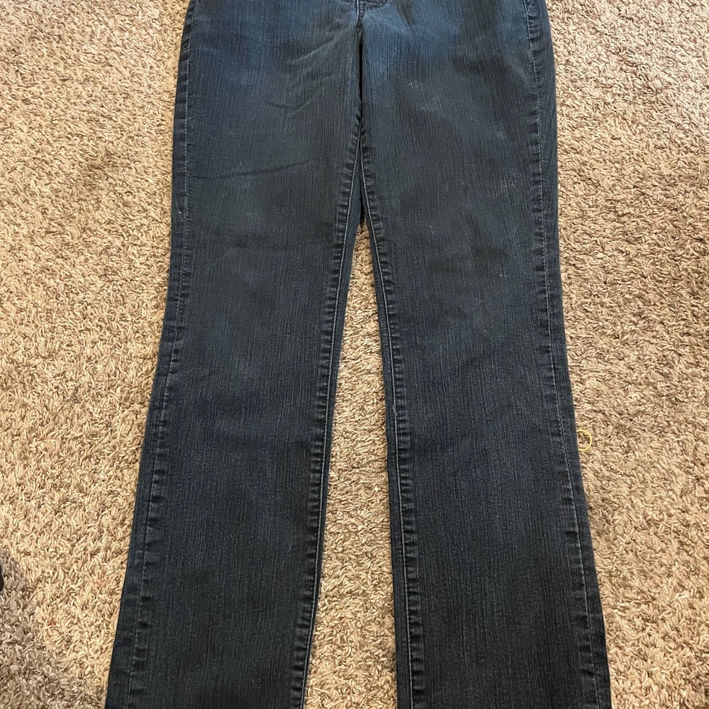 High rise Straight leg jeans